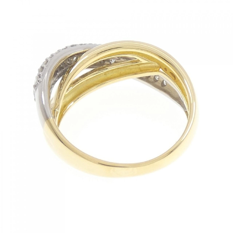 Nhẫn kim cương K18YG/K18WG 0.50CT 671790