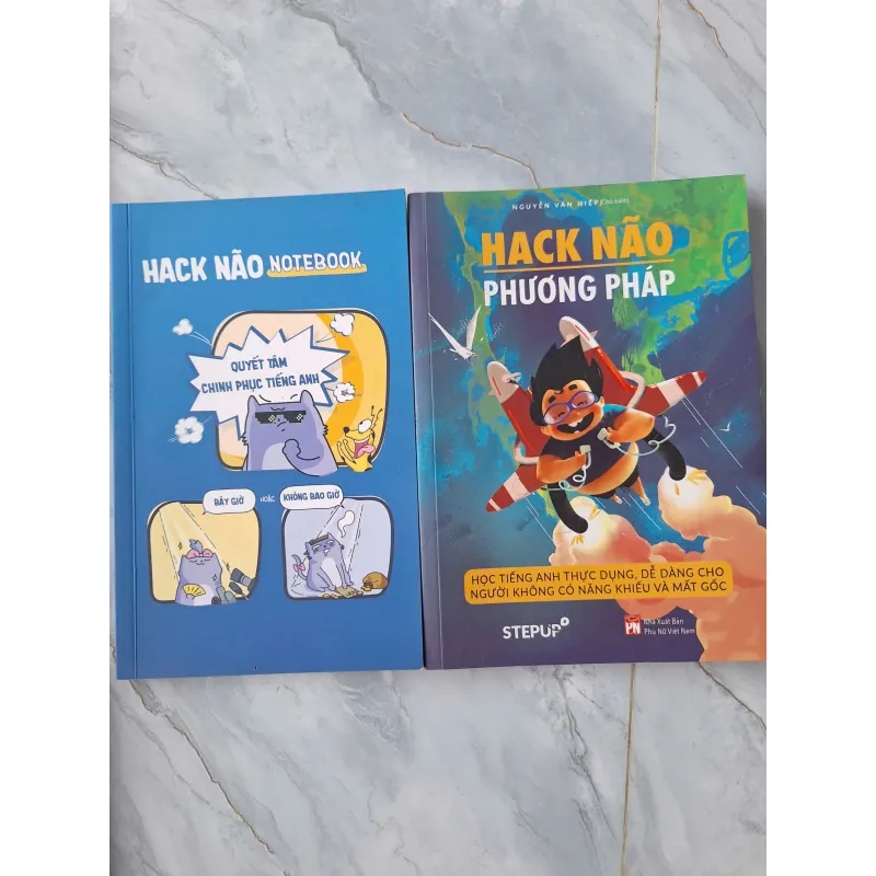 Trọn bộ 4 cuốn sách Hack não từ vựng và ngữ pháp và Hack não Plus 697483
