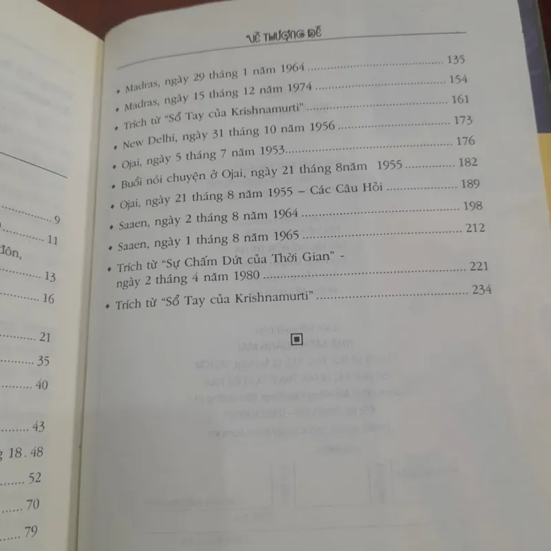 Jiddu Krishnamurti - VỀ THƯỢNG ĐẾ 776815