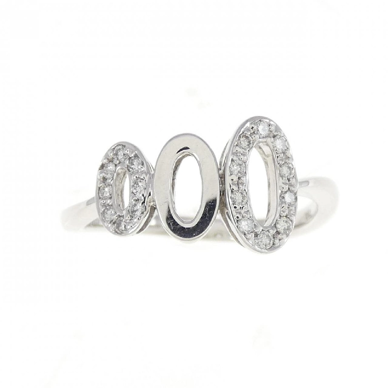 Nhẫn kim cương 750WG 0.10CT - Hàng hiệu Authentic 855998