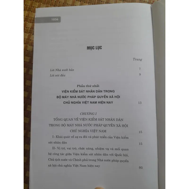 VIỆN KIỂM SÁT NHÂN DÂN TRONG NHÀ NƯỚC PHÁP QUYỀN... 736021
