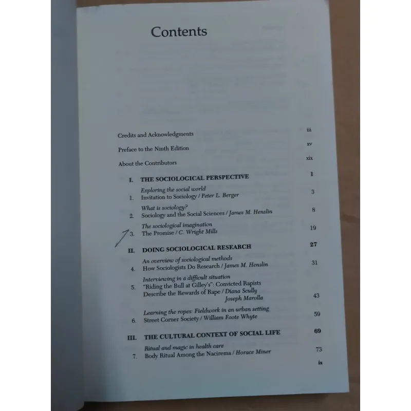 Down to Earth Sociology - James M. Henslin 1007191