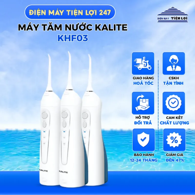 Kalite KHF03 – Máy tăm nước làm sạch răng hiệu quả 784258