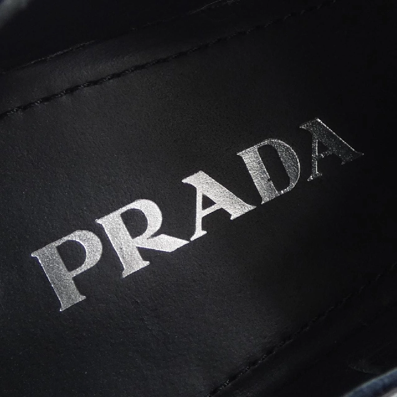 Giày lười Prada PRADA màu chocolate với logo tam giác 1D246M 658320