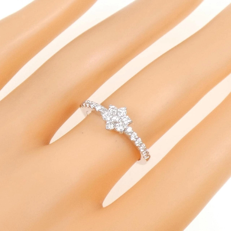 Nhẫn kim cương K18WG hoa 0.40CT 667528