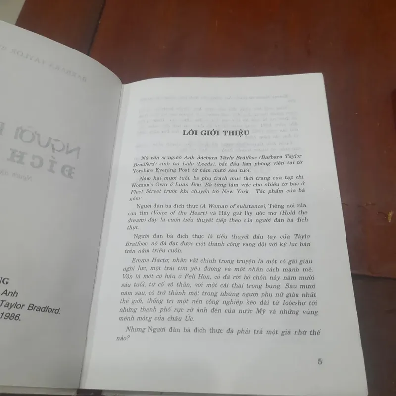 Barbara Taylor Bradford - NGƯỜI ĐÀN BÀ ĐÍCH THỰC (trọn bộ 2 tập) 732160