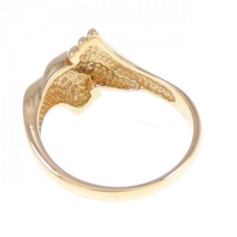 Nhẫn kim cương K18YG 673678