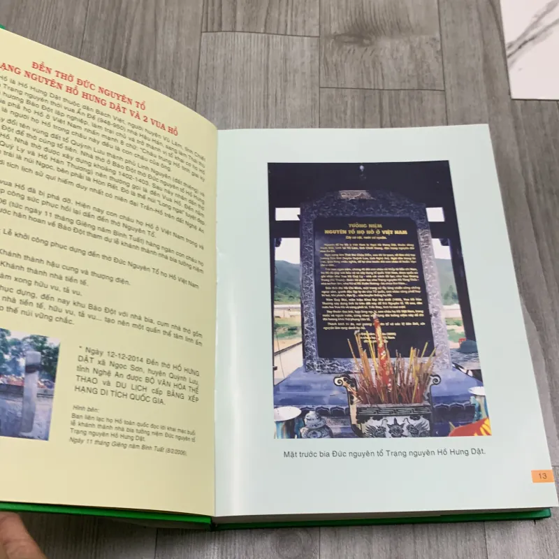 Họ hồ ở việt nam, di tích nơi thờ phụng.  755761