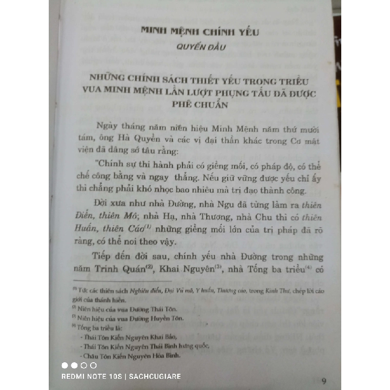 Minh mệnh chính yếu VAVO 979403