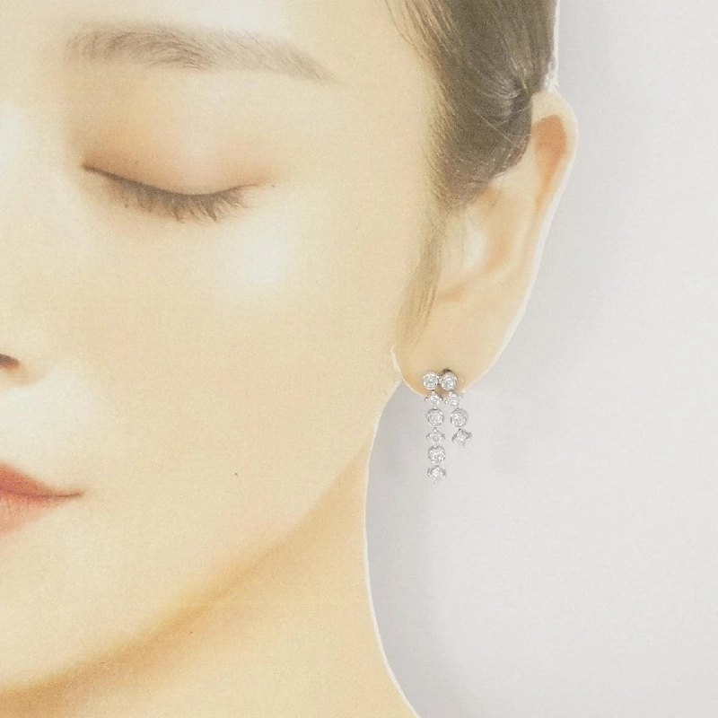 K18WG Bông tai kim cương 1.00CT - Hàng hiệu Chính hãng 865882