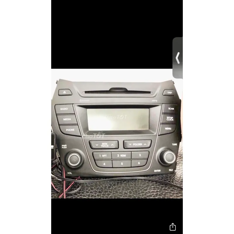 Đầu đĩa CD/radio ô tô tích hợp màn hình Nhật bãi 907562