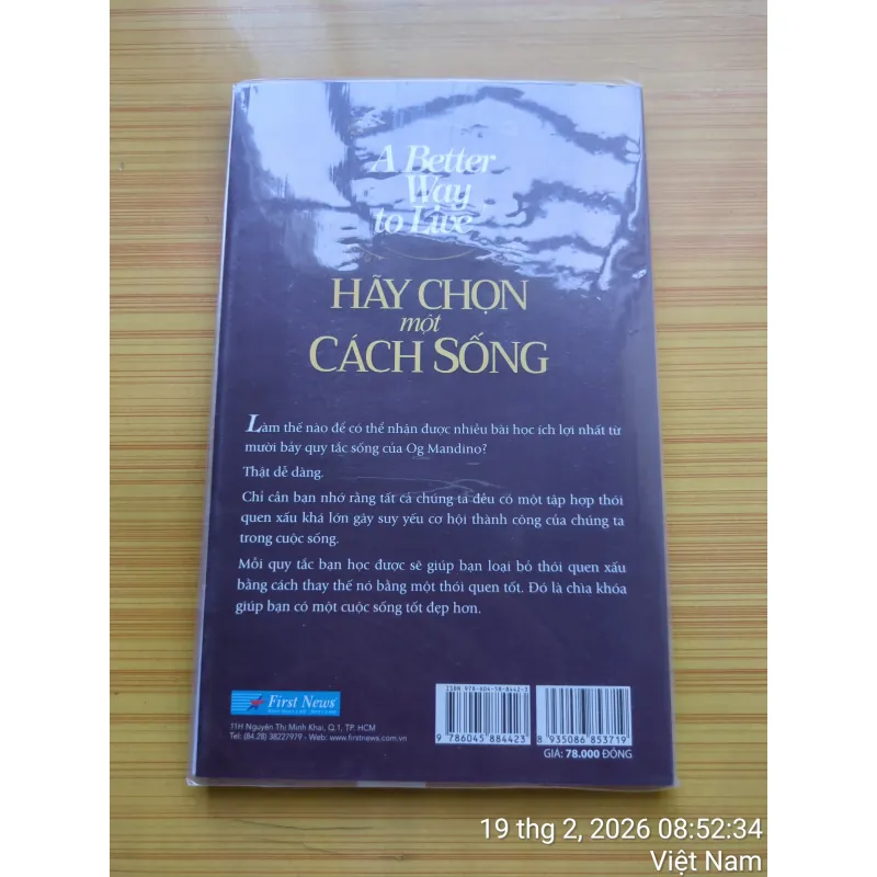Hãy Chọn Một Cách Sống - Og Mandino 907850
