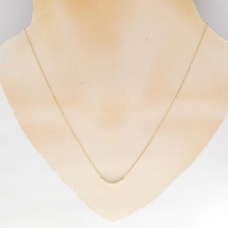 Dây chuyền kim cương K18YG 0.12CT - Hàng hiệu Chính hãng 862439