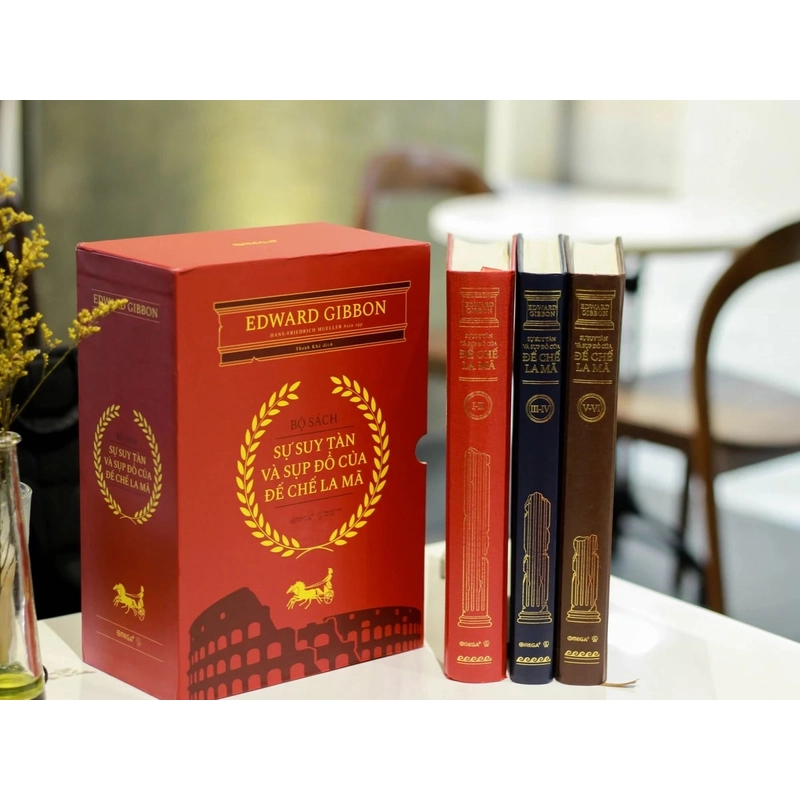 Sự Suy Tàn Và Sụp Đổ Của Đế Chế La Mã (Combo 3 Cuốn Tặng Kèm Boxset) - Edward Glaese 324916