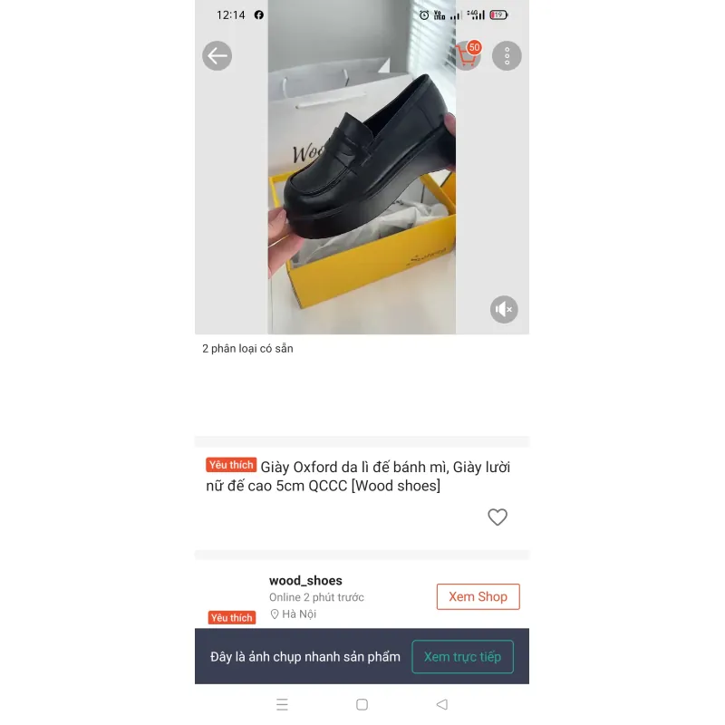 Giày oxford mới mua đầu tháng 12, size 39 991042