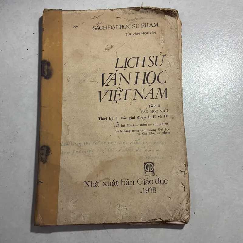 Lịch sử văn học Việt Nam Tập 2 (1978s) 738953