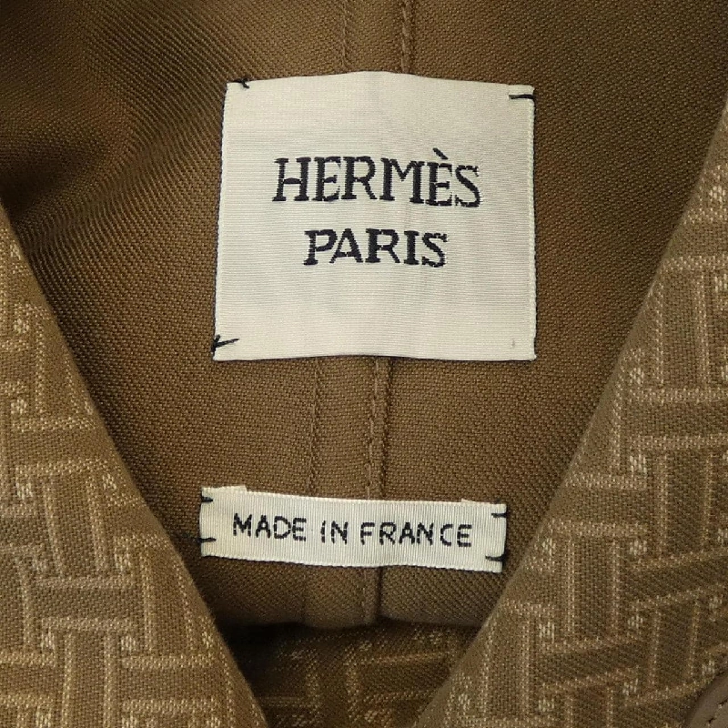 【Mã giảm giá】Áo khoác trench HERMES 639916