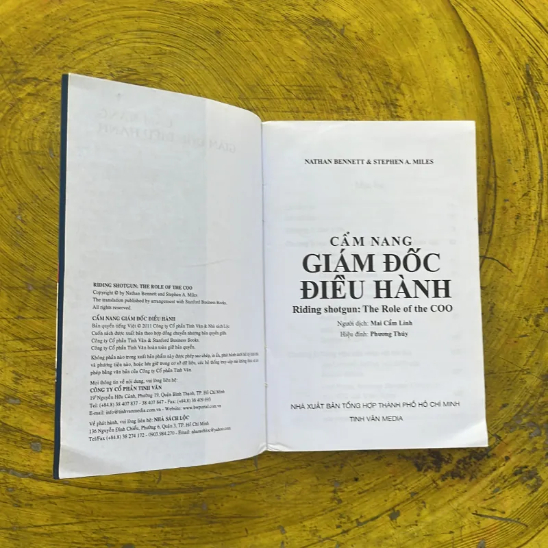CẨM NANG GIÁM ĐỐC ĐIỀU HÀNH - nathan bennett & stephen a. miles 1002476