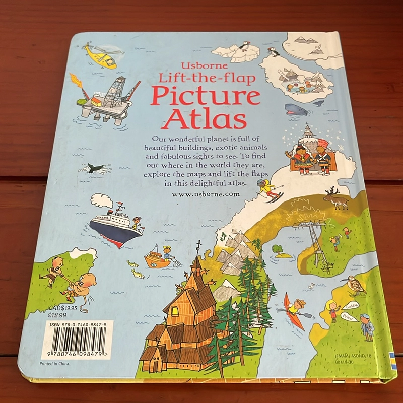 PICTURE BOOK Lift the flap Picture atlas 536053