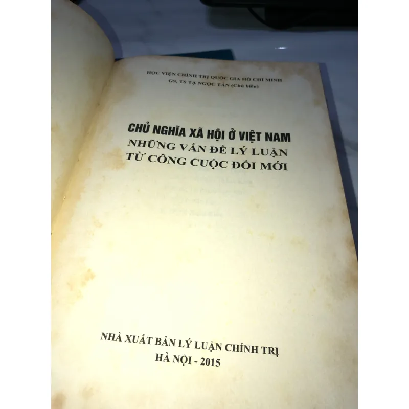 Chủ nghĩa xã hội ở Việt Nam những vấn đề lý luận từ công cuộc đổi mới  738086