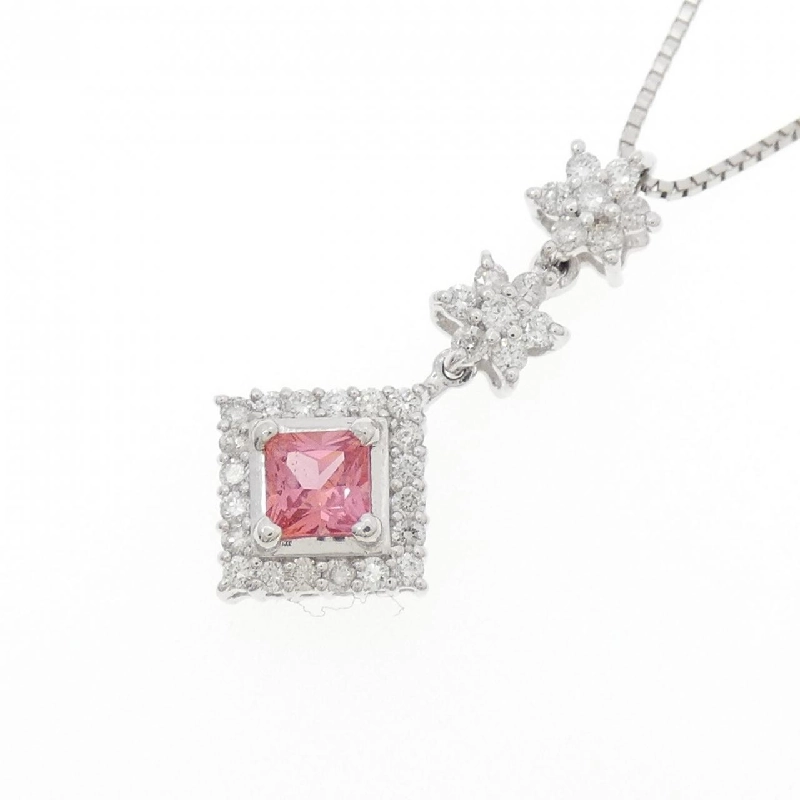 Dây chuyền Sapphire PT900/PT850 0.41CT - Hàng hiệu Chính hãng 860845