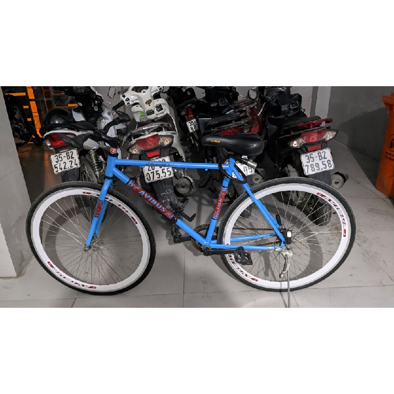 Xe fixed gear lốp hơi mới 80% 4238