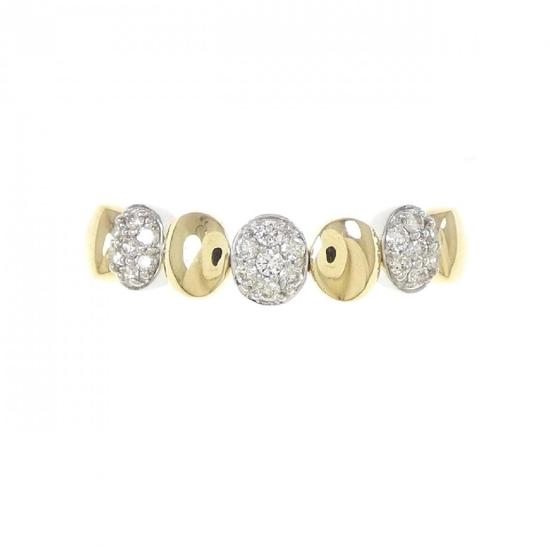 Nhẫn kim cương K18YG/PT950 0.17CT - Hàng hiệu Authentic 848570