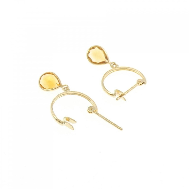 K18YG Citrine Bông tai - Hàng hiệu Chính hãng 866134