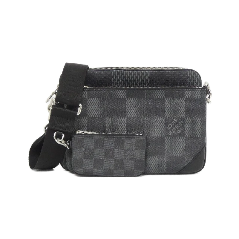 Túi đeo chéo Louis Vuitton Damier Graphite 3D Trio Messenger N50017 610065