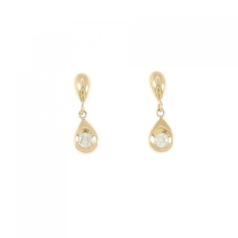 K18YG Bông tai kim cương 0.18CT - Hàng hiệu Chính hãng 870226