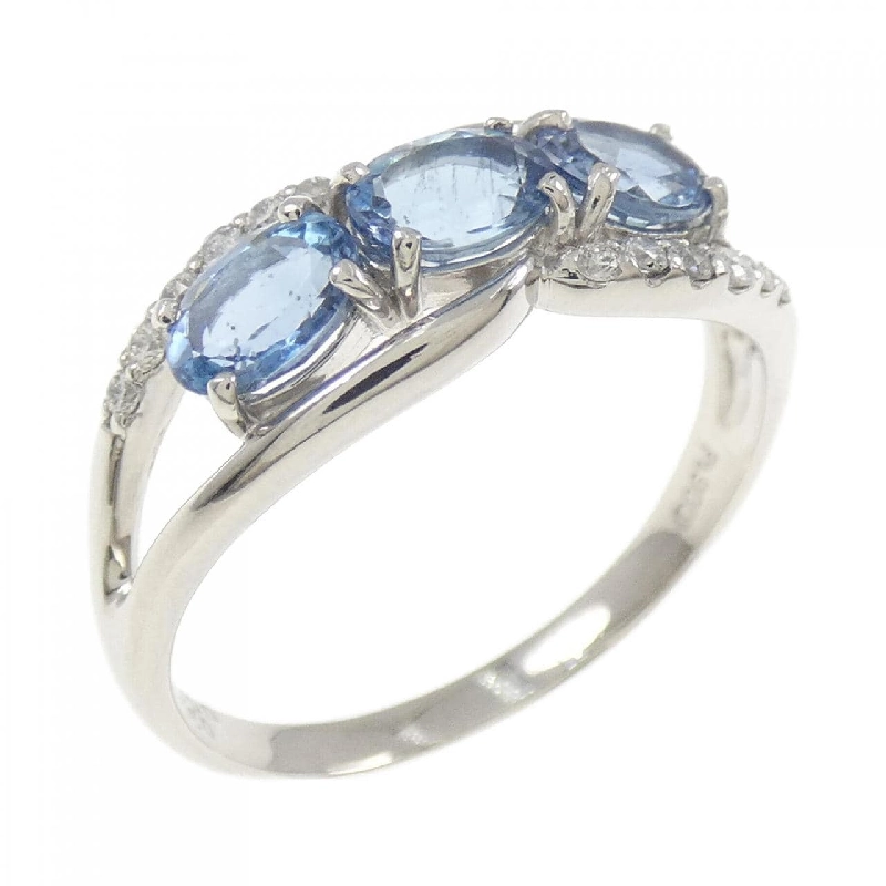 Nhẫn Aquamarine PT900 0.90CT - Hàng hiệu Chính hãng 847860