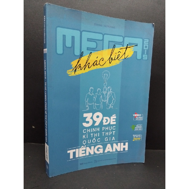 Mega 2019 - 39 đề chinh phục kì thi THPT quốc gia TIẾNG ANH mới 80% ố bẩn 2018 HCM1710 GIÁO TRÌNH, CHUYÊN MÔN 304048