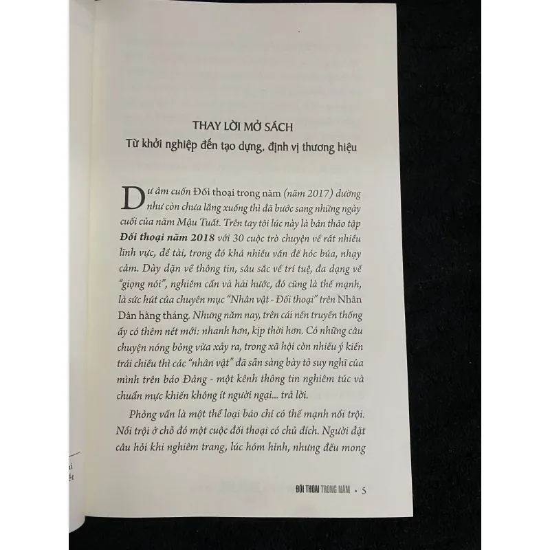 Đối thoại trong năm 2018 một ấn phẩm đặc biệt do Báo Nhân Dân  1026508