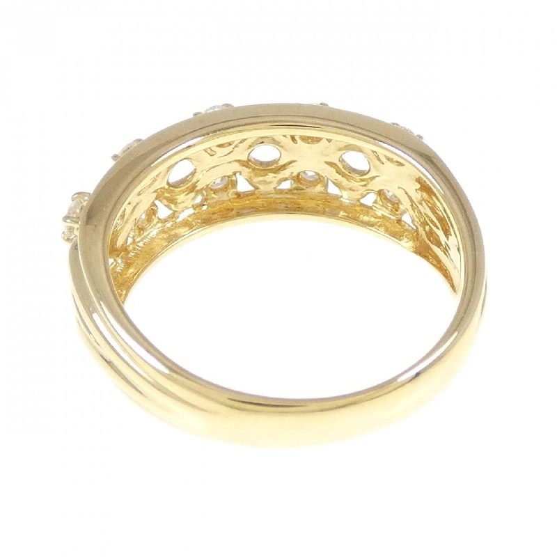 Nhẫn kim cương K18YG 0.36CT 671208