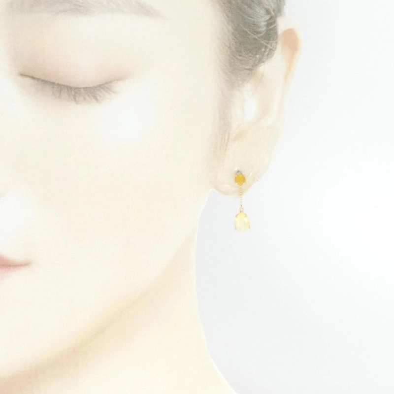 K18YG Opal Bông tai 1.40CT - Hàng hiệu Chính hãng 876321