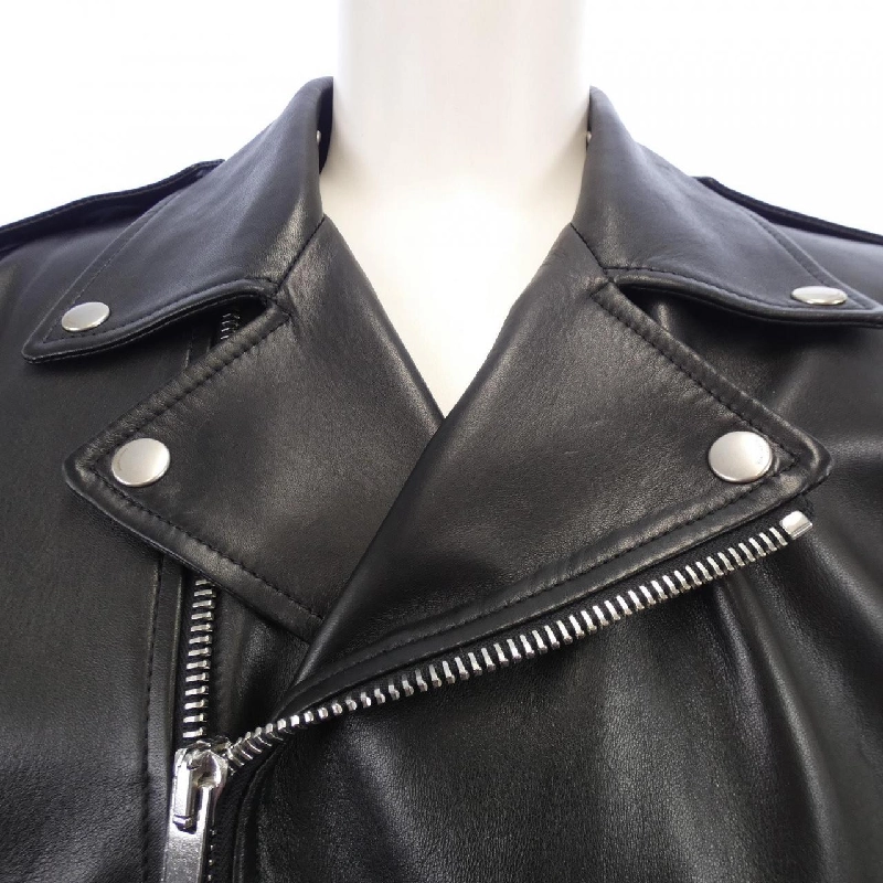 Áo khoác da moto cổ điển SAINT LAURENT L01O 484284 Y5YA2 - Hàng hiệu Authentic 887181