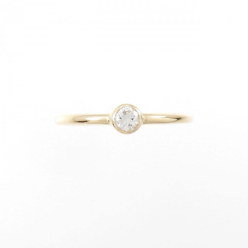 【Remake】Nhẫn kim cương Solitaire K18YG 0.10CT 673697