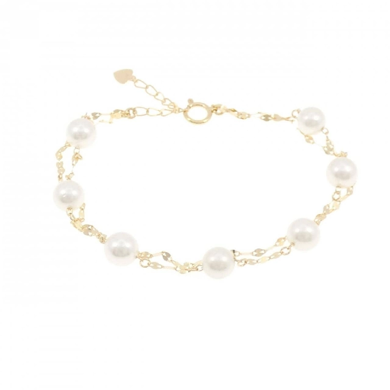 K18YG Vòng tay ngọc trai Akoya - Hàng hiệu Authentic 871171