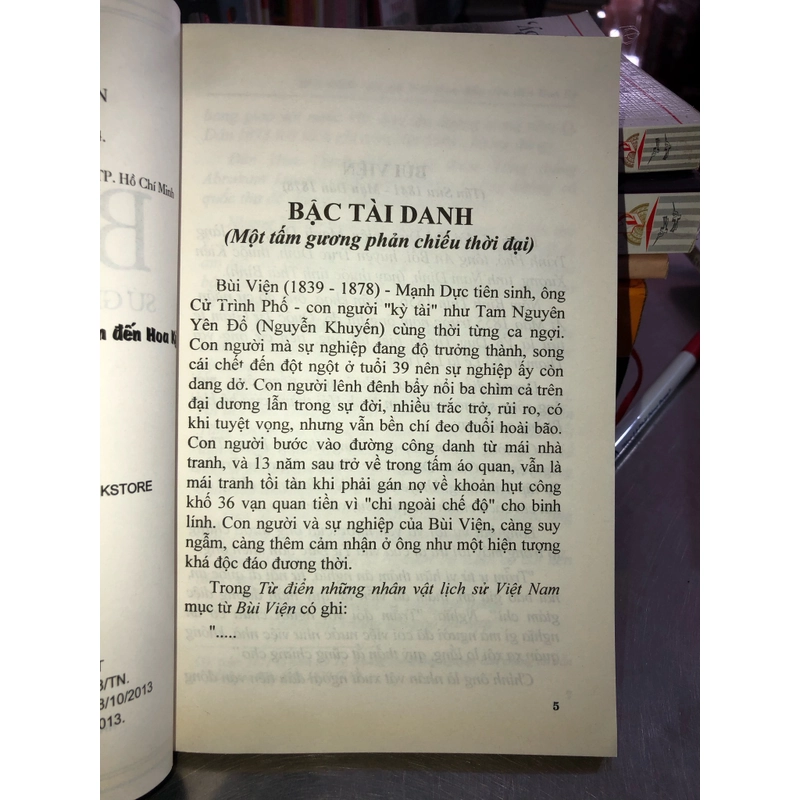 Bùi Viện - Sứ giả Việt Nam đầu tiên đến Hoa Kỳ - Quang Khải 519934
