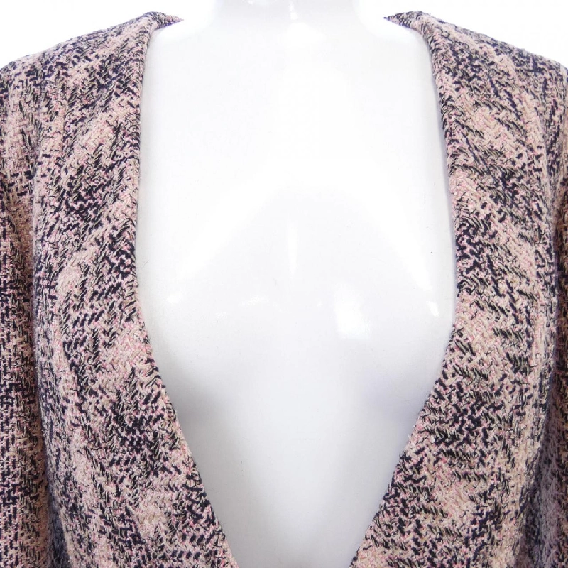 【Mã giảm giá】【Cổ điển】Áo khoác không cổ CHANEL 642365