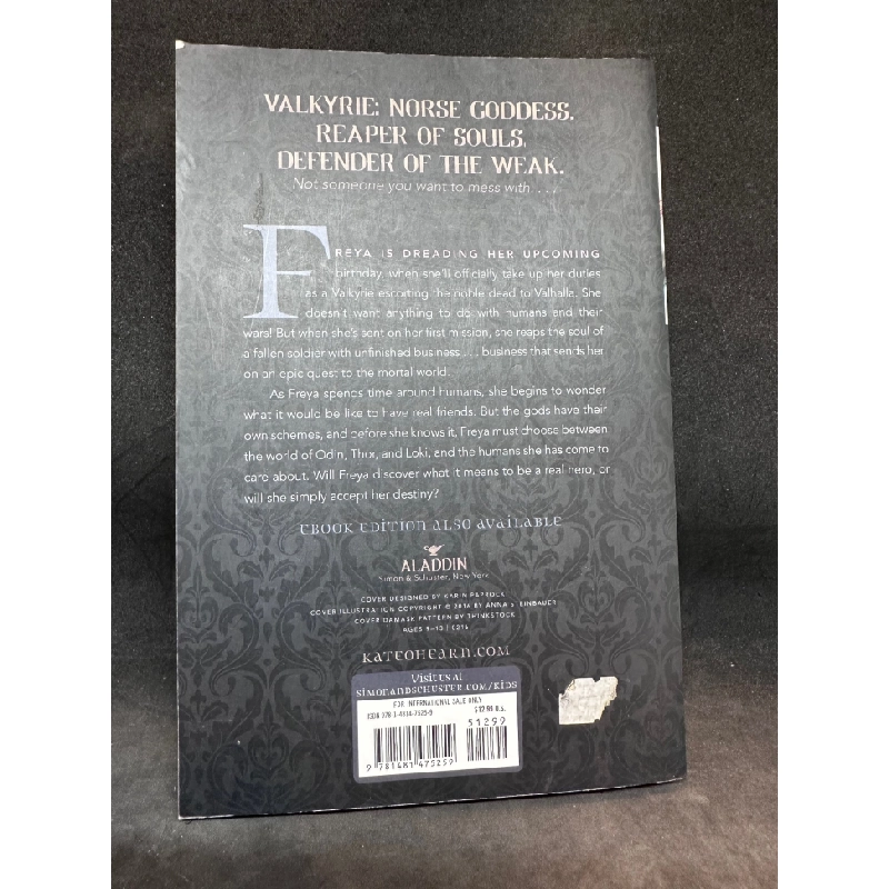 Valkyrie - Kate O'Hearn (Author of the Pegasus series), mới 70% (ố vàng), 2013 SBM.VH0812 450548