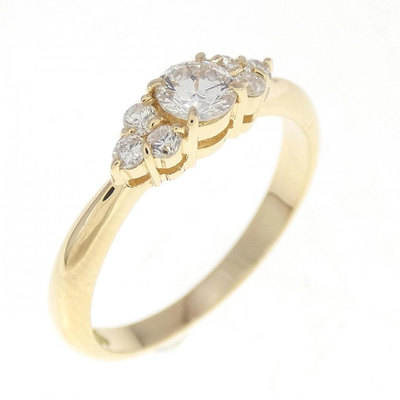 Nhẫn kim cương K18YG 0.32CT 673361