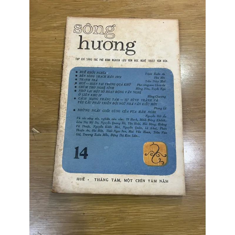 Tạp Chí Sông Hương (Huế) Số 12,14,15,16 (1985) 784833
