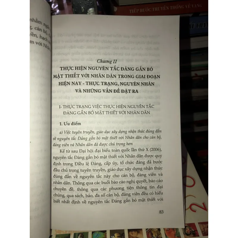 Thực hiện nguyên tắc Đảng gắn bó mật thiết với Nhân dân trong giai đoạn hiện nay 758257