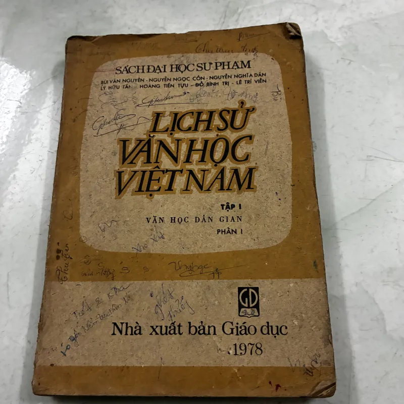 Lịch sử văn học Việt Nam (T1, P1) Văn học dân gian 1024224