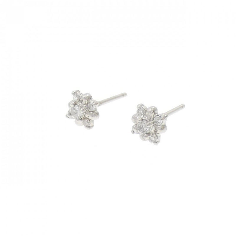 Bông tai kim cương hoa PT900 0.10CT - Hàng hiệu Chính hãng 872902