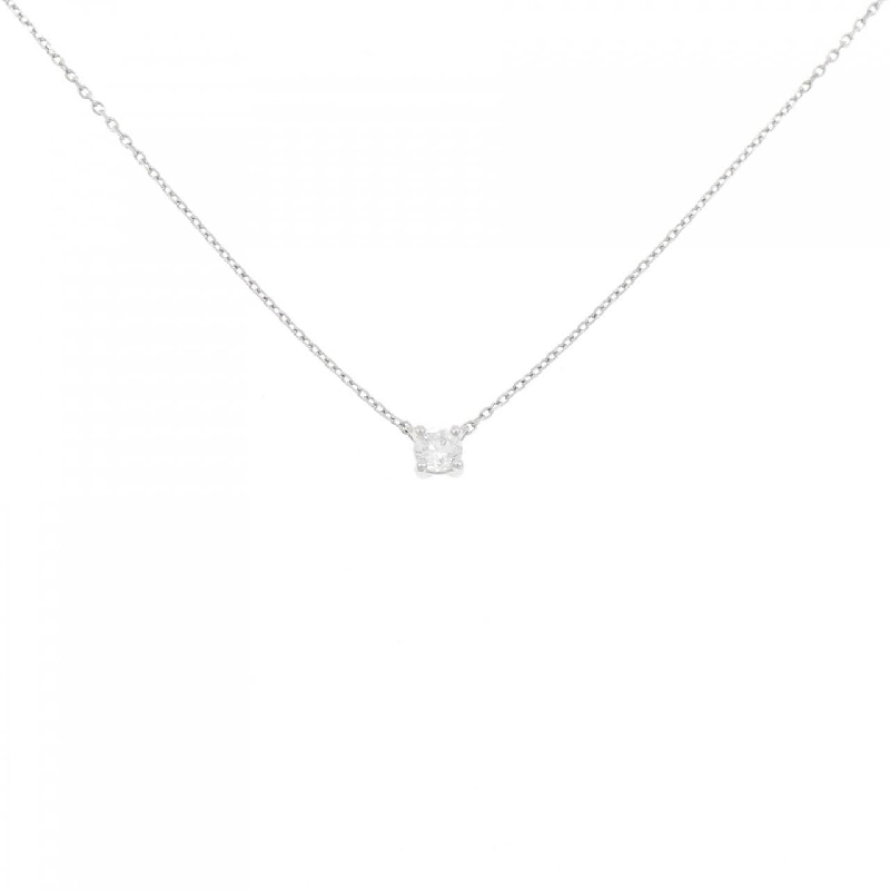PT950 Solitaire Diamond Necklace - Hàng hiệu Authentic 861752