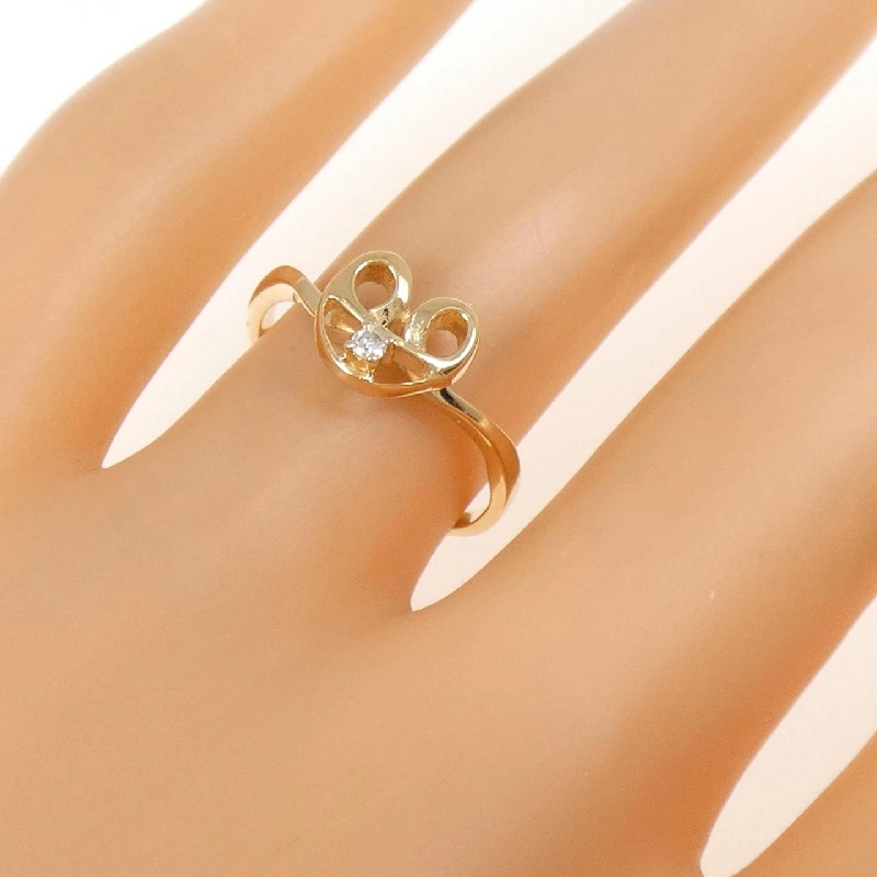 Nhẫn kim cương K18YG - Hàng hiệu Authentic 852151