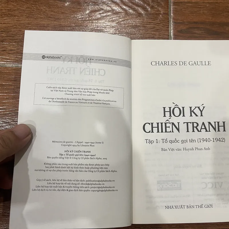 Hồi Ký Chiến Tranh (Tập 1: Tổ quốc gọi tên) - Charles De Gaulle (8) 590471