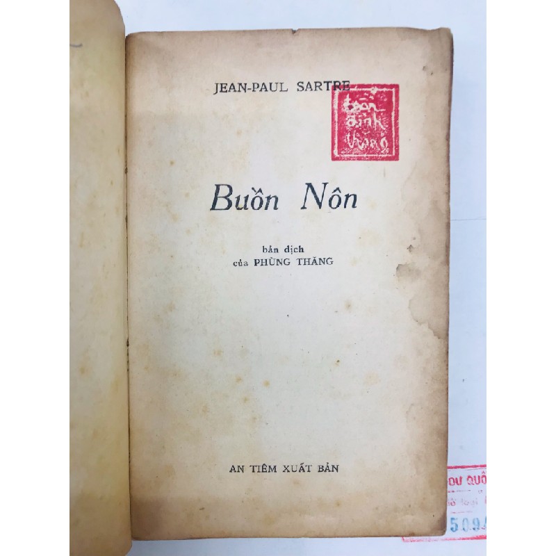 BUỒN NÔN - JEAN PAUL SARTRE 53411